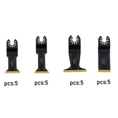 20 PCS Titanium Oscillating Tool Blades Metal Cutting Universal Multitool Blades