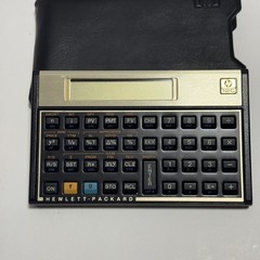 Hewlett Packard HP 12C Dark Brown/Gold Programmable Scientific Calculator Tested