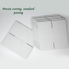6x6x6 Inches Shipping Boxes Set of 40, White Corrugated Cardboard Box Literat…