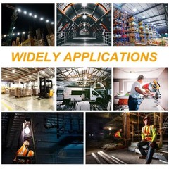 150W LED Temporary Work Light 5000K IP65 Job Site Construction Linkable