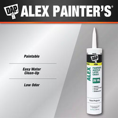 Alex Painter’s 10.1 oz. White All-Purpose Acrylic Latex Caulk New(2 Pack)