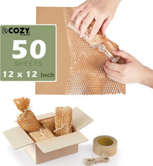 Honeycomb Packing Paper Cushion Wrap Sheets Packing Moving Shipping Lock Protect