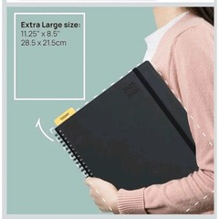 POPRUN 2025-2026 Academic Planner Spiral Bound, 8.5” x 11.25” Appointment Book