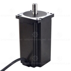 13Nm Nema 34 Stepper Motor 156mm 6A 14mm Key-way Shaft 4 Wires w/1m Cable CNC