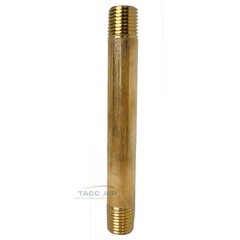 1/4″ Male NPT X 4″ Long Pipe Nipple 3″ Extension Threaded Fitting Brass