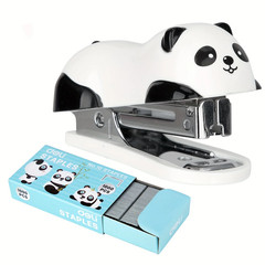 Cartoon Mini Stapler Set 1000 Pcs No 10 Staples Cute School Office Binding