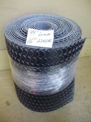 Conveyor Belt, Incline, Textured/ Cleated, Rubber, 12 to 24in widths