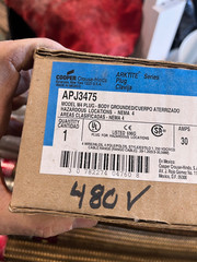 NIB – Crouse Hinds – APJ3475 – Eaton Crouse-Hinds Series Arktite Apj Plug, 30A