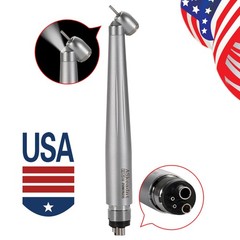 Dental 45 Degree 45° Angle LED E-generator High Speed Handpiece 4 holes ASkeadnt