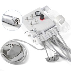 Portable Dental Turbine Unit Weak Suction Work Air Compressor/ Handpiece 2/4Hole