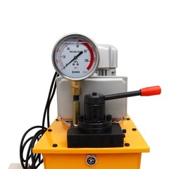 110V/60HZ 750W Electric Hydraulic Pump 70Mpa Double Acting Manual Valve 7L Tank