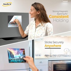 Flexible 8”x10” Magnetic Sheets – Perfect for Fridge Magnets & DIY Projects