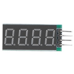 4 Digit 7 Segment Digital Tube Module LED Display Module I2C Interface DC