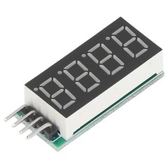4 Digit 7 Segment Digital Tube Module LED Display Module I2C Interface DC