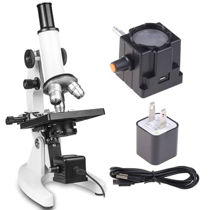 110V-220V Microscope LED Adjustable Light Source Energy Saving Bottom Lamp USA