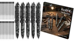 5 Pack Self Defense Military Tactical Pen, Heavy Duty EDC Metal Pen with Tung…