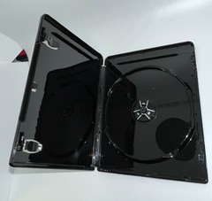 NEW ITEM! 25 NEW 11MM 4K ULTRA HD BLACK SINGLE DVD CASE WITH BOOKLT CLIPS, RP1B