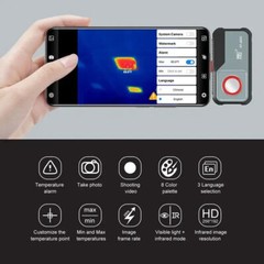 HT-203U Thermal Camera -20°C~550°C Android Type C Mobile Phone 256*192 Pixels ✦K