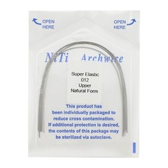100PCS Dental Orthodontic Niti Arch Wire Natural Form Elastic Round Rectangular