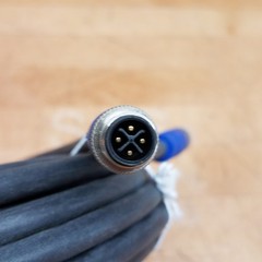 Belden Lumberg RSTS 4S-RKTS 4S-700/10M Cable, 10M, M12 Power Double-Ended, 4 Pin