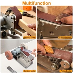 35x 1.18×13″ Sanding Belts 80-1000Grit Air File Belt Sander Sandpaper for Metal