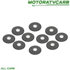 ALL-CARB 10PCS Flap Disc 4.5″ × 7/8″ 60 Grit Grinder Sanding Grinding Wheels NEW