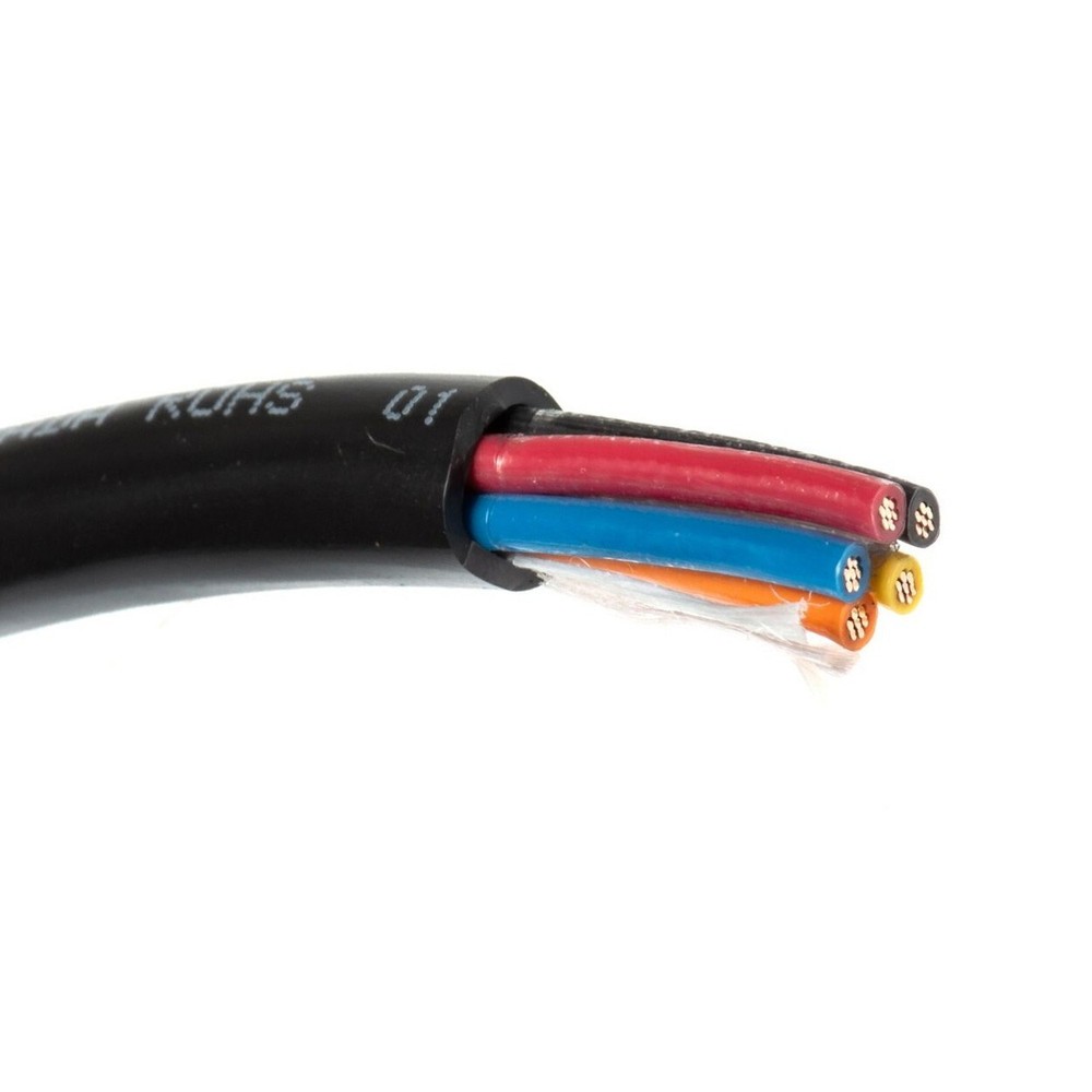 12/5 VNTC Tray Cable THHN/PVC Type TC-ER Power Control Wire Black 600V
