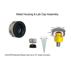 Dental Titanium Abutment Male Cap Inserts Fits Major ZEST locator Implant System