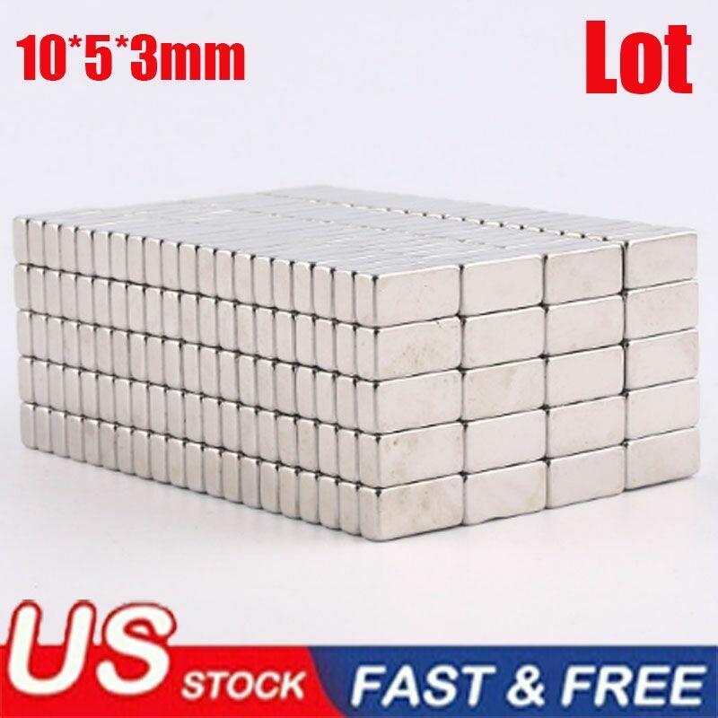 Super Block Magnet Strong Square Neodymium Rare Earth Magnets 10x5x3mm Wholesale
