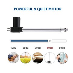 12V 6000N 1320lb Linear Actuator Stroke Long 12″~ 40″ Heavy Duty Waterproof