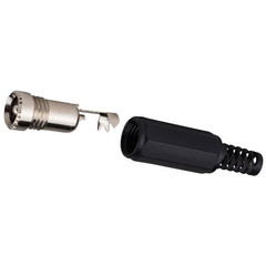 3-Pack 2.5 x 5.5 mm In-Line DC Barrel Power Jack Connector