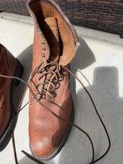 Ariat Men’s Work Boots Lace Up Leather Brown Size 10 1/2 EE Style 37180