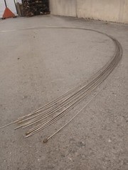 stainless steel electrical conduit, assorted lengths and sizes