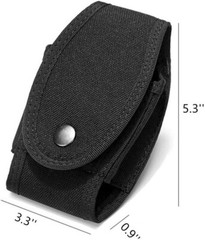 Tactical Handcuffs Case Police Holster Molle Pouch Nylon Holder Handcuff Holster