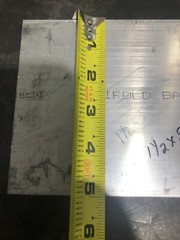 1-1/2″ X 5” ALUM. 6061 FLAT BAR SOLID 8-7/8” Long Bar Stock Left Over Stock
