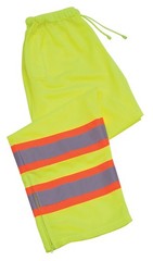 Erb Delta Plus Wels210 100 Polyester Class 3 Knit Mesh Work Pant Hi-Viz Lime