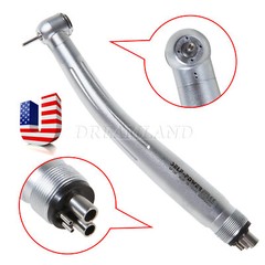 10pcs Dental High Speed Handpiece Standard Push Button Single Water Spray 4 Hole