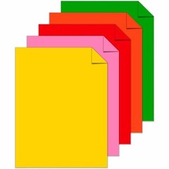 Bright Color Paper, Wausau Astrobrights, Letter Paper Size, 24 Lb, Assorted