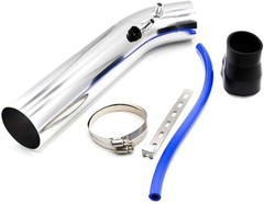3″ 76mm Universal Cold Air Intake Pipe Kit Aluminum Tube with Clamps