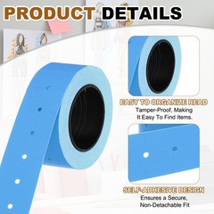 Pricing Labels 10 Rolls 5000 Price Price Gun Labels Blue
