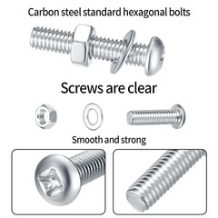 1080 Pcs Screws Bolts and Nuts Assortment Kit, Metric Machine Screws and Nuts…