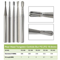 Wave Dental Carbide Burs FG 8 2 4 6 1/4 1/2 Round 330 557 556 245 Friction Grip