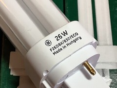 Lot Of 6 GE Fluorescent Lamps F26DBX/830/ECO 2-Pin