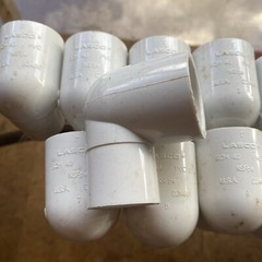 Lot of 10 – Lasco 1″ Sch40 PVC Street Elbow D2466 – Slip X Slip – New Open Box