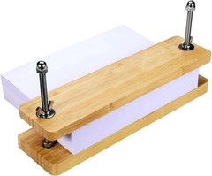 MINBOO Bamboo Book Press – Portable Handmade Binding Tool with Anti-Slip Mat