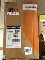 New DuPont Tychem SL Apron White Size MD SL275TWHMD002500 25ct