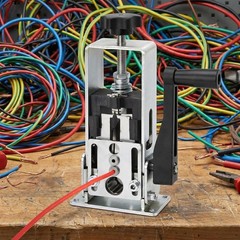 Portable Manual Wire Stripping Machine 0.06-1 in Hand Crank Wire Stripper Tool