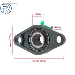10 Pack UCFL205-16 Pillow Block Flange Bearing 2 Bolt Solid Base 1″ Bore US
