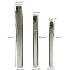BAP 300R C10-10+C12-12+C16-16 CNC Indexable End Mill Holder Tool +10Pcs APMT1135