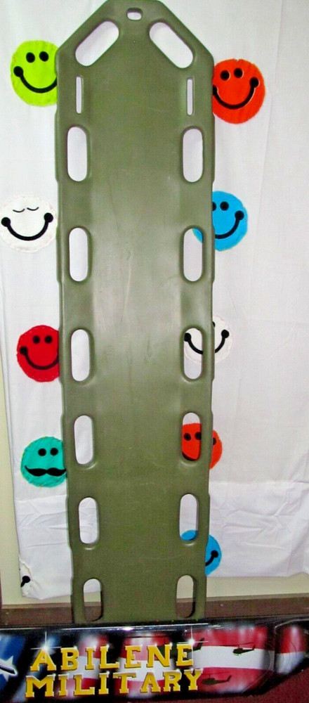 Military Rapid Deployment Stretcher Backboard Spine Board U.S. 73″ x 16″x 2″